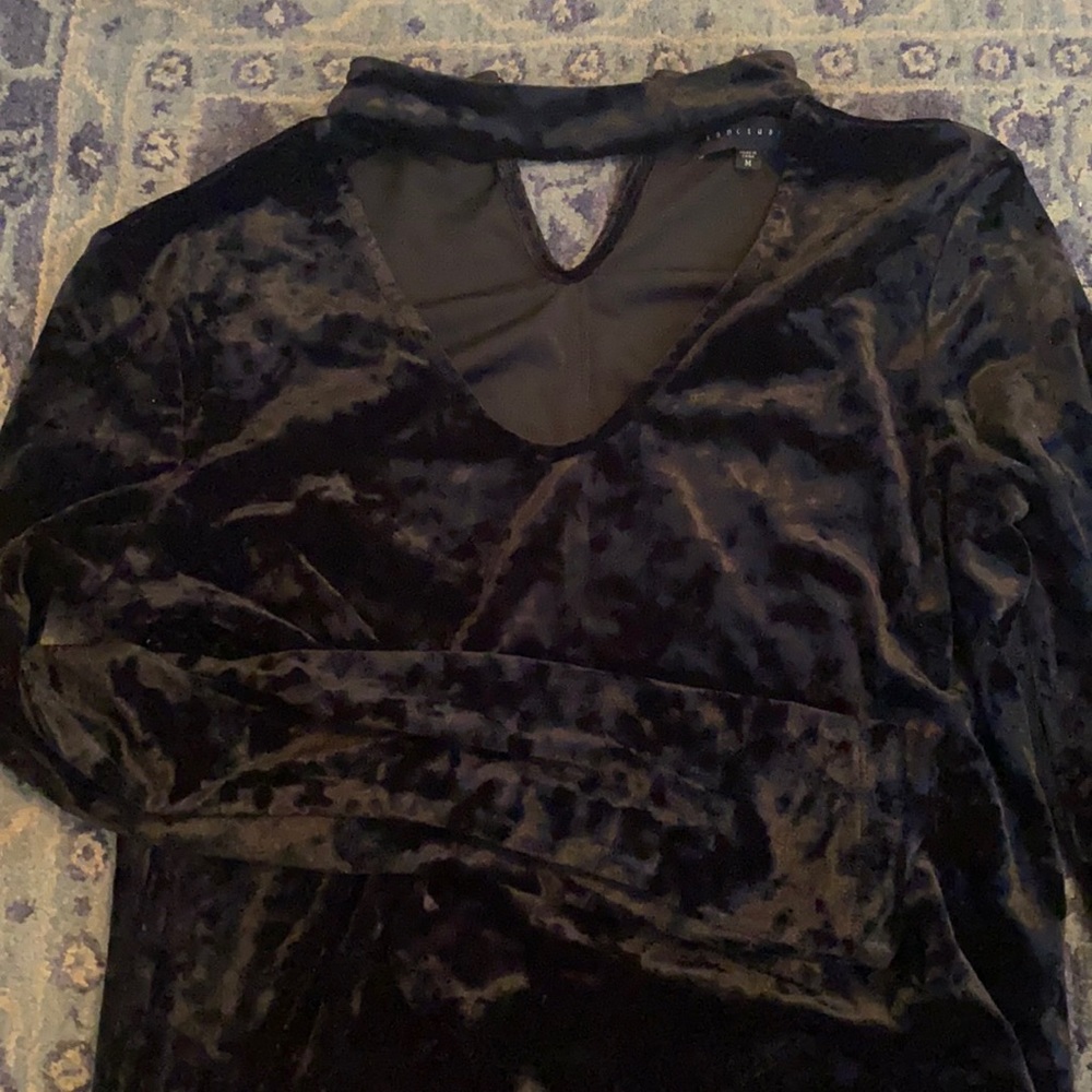 Black Velvet top